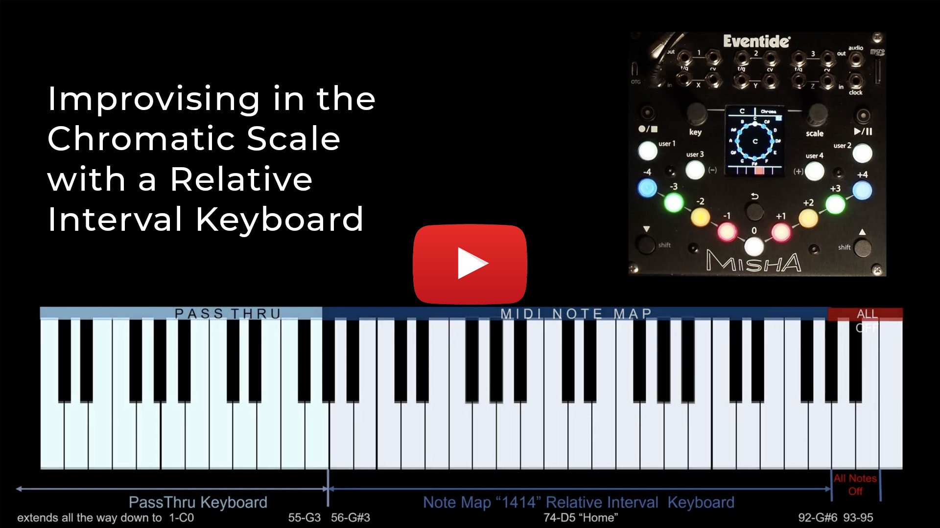 Improvising in the Chromatic Scale with a Relative Interval Keyboard