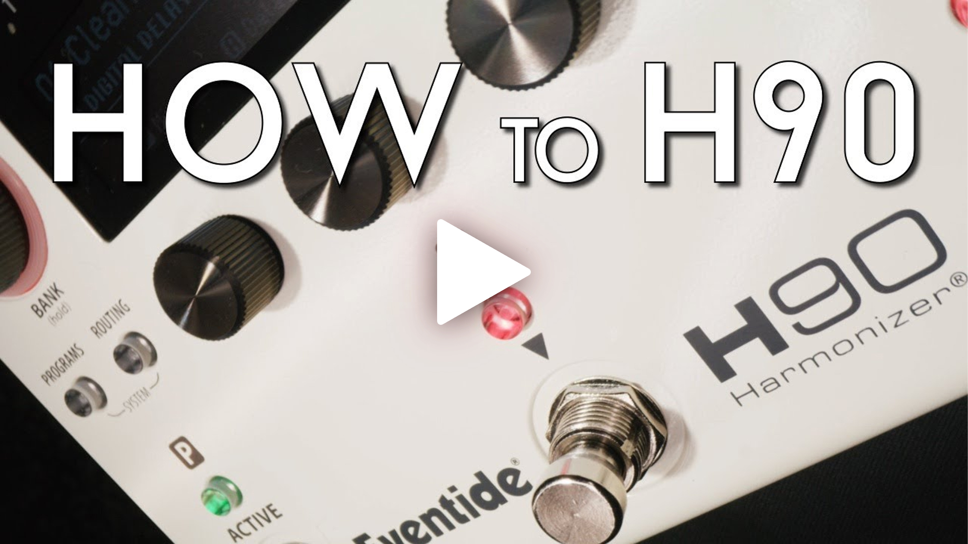 How to use the Eventide H90